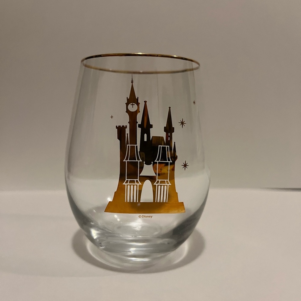 Disney Castle Wine Glass